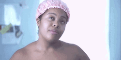 Woman Shakes Head Hmmmm GIF