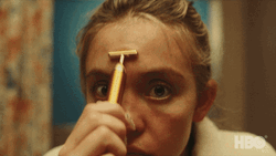 Woman Shaving And Other Skincare Routine GIF
