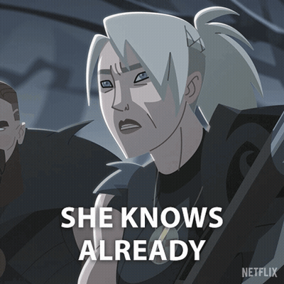 Woman She Knows Already GIF