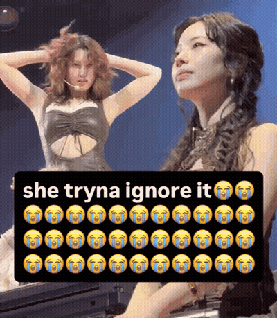Woman She Tryna Ignore It GIF