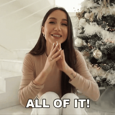 Woman Showing Teeth And Pink Lips GIF