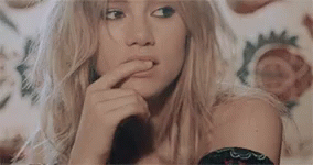 Woman Shushing GIF