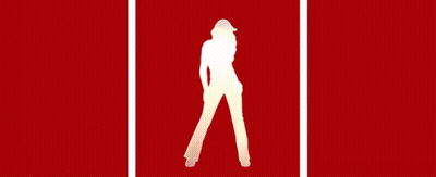 Woman Silhouette In Front Of Nightmare Circle GIF