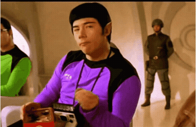 Woman Singing He's Our Commander Still Space Dog GIF