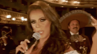 Woman Singing Into Microphone GIF