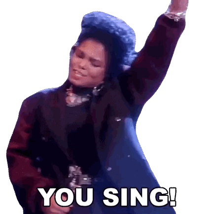 Woman Singing Into Microphone Sticker