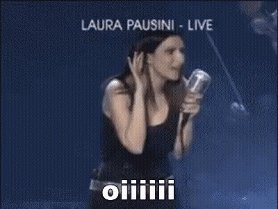 Woman Singing Into Microphone GIF