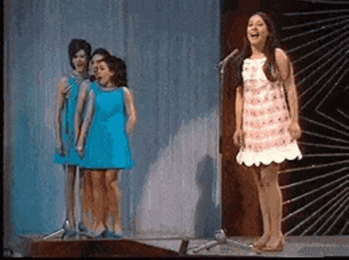 Woman Singing Into Microphone GIF
