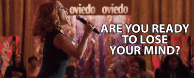 Woman Singing Into Microphone Are You Ready To Lose Your Mind GIF