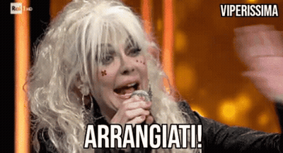 Woman Singing Into Microphone Arrangeati GIF