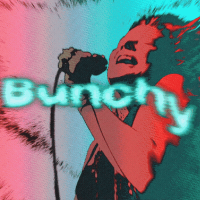 Woman Singing Into Microphone Bunchy GIF