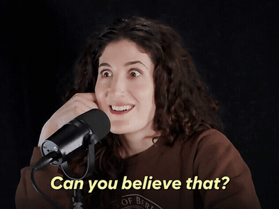 Woman Singing Into Microphone Can You Believe That GIF