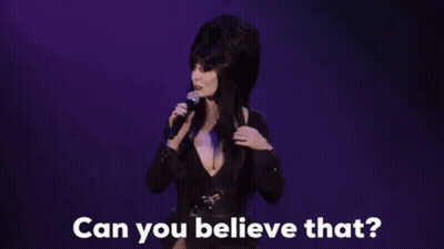 Woman Singing Into Microphone Can You Believe That GIF