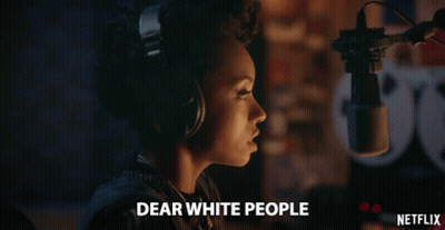 Woman Singing Into Microphone Dear White People GIF