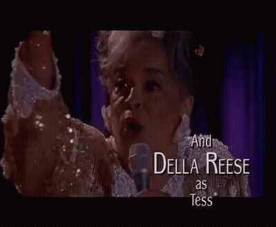 Woman Singing Into Microphone Della Reese GIF