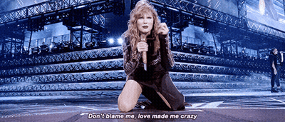 Woman Singing Into Microphone Don't Blame Me Love Made Me Crazy GIF