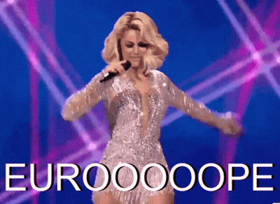 Woman Singing Into Microphone Euroooope GIF
