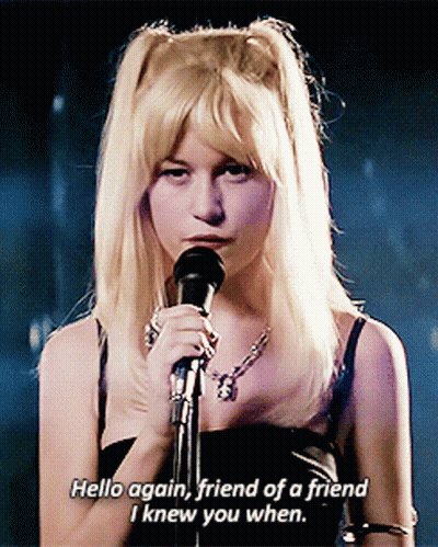 Woman Singing Into Microphone Hello Again Friend Of A Friend I Knew You When GIF