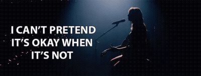 Woman Singing Into Microphone I Can't Pretend GIF
