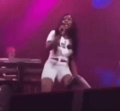 Woman Singing Into Microphone In I Love You Shirt GIF