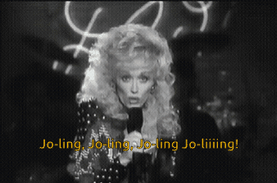 Woman Singing Into Microphone Jo-Ling Jo-Ling Jo-Ling Jo-Liiiing GIF