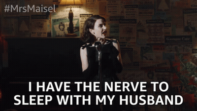 Woman Singing Into Microphone Nerve To Sleep GIF