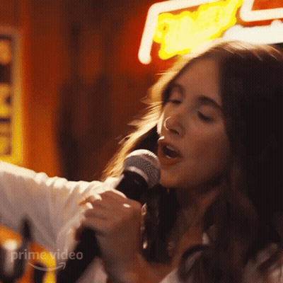Woman Singing Into Microphone Prime Video GIF
