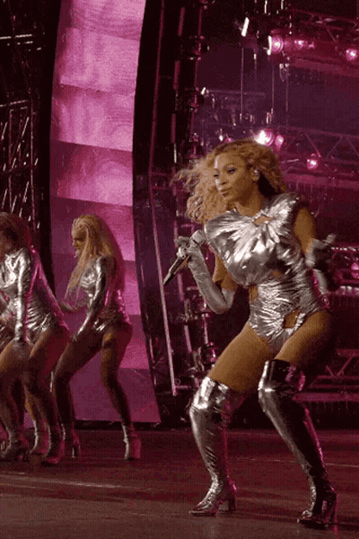 Woman Singing Into Microphone GIF