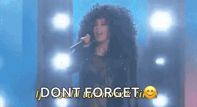 Woman Singing Into Microphone Saying Dont Forget GIF