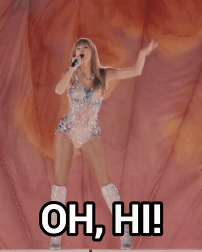 Woman Singing Into Microphone Saying Oh Hi GIF