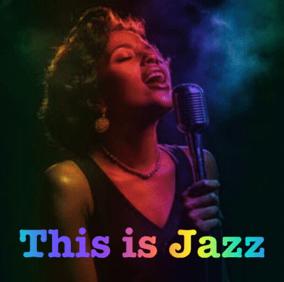 Woman Singing Into Microphone This Is Jazz GIF