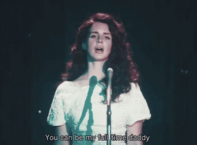 Woman Singing Into Microphone You Can Be My Full Time Daddy GIF