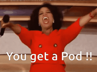 Woman Singing Into Microphone You Get A Pod GIF