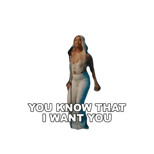 Woman Singing Into Microphone You Know That I Want You Sticker