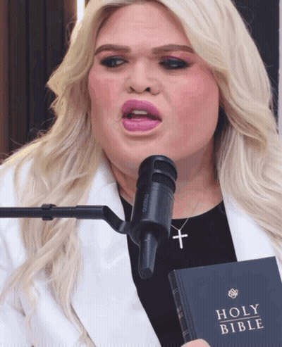 Woman Singing Into Microphone GIF