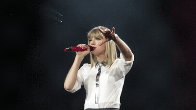 Woman Singing Into Red Coca Cola Microphone GIF