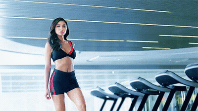 Woman Singing Microphone Drums Guitar GIF