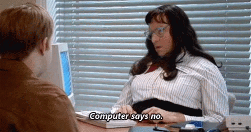 Woman Sitting At Desk With Computer GIF