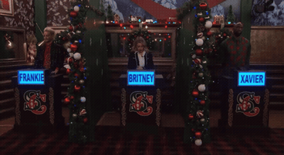 Woman Sitting At Desk With Locked Sign GIF