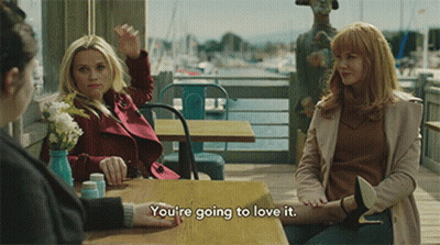 Woman Sitting At Table Saying You're Going To Love It GIF