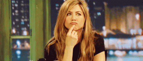 Woman Sitting By Window Hand On Chin Thinking GIF