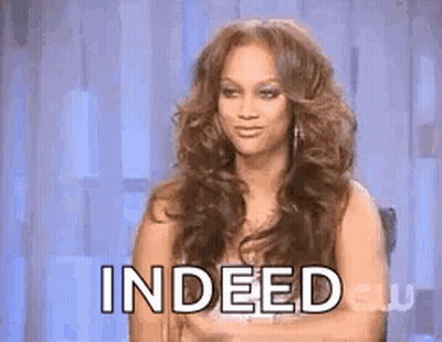 Woman Sitting Crossed Arms With Indeed GIF