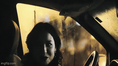 Woman Sitting In Car GIF