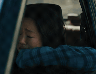 Woman Sitting In Car Surprised GIF