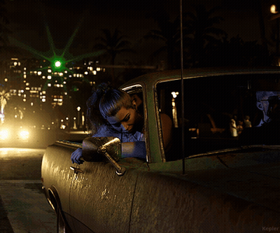 Woman Sitting In Car With Kepler GIF
