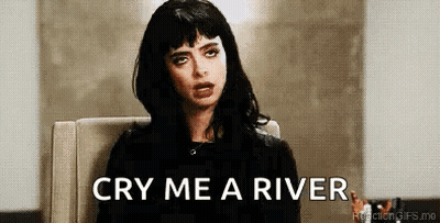 Woman Sitting In Chair Cry Me A River GIF