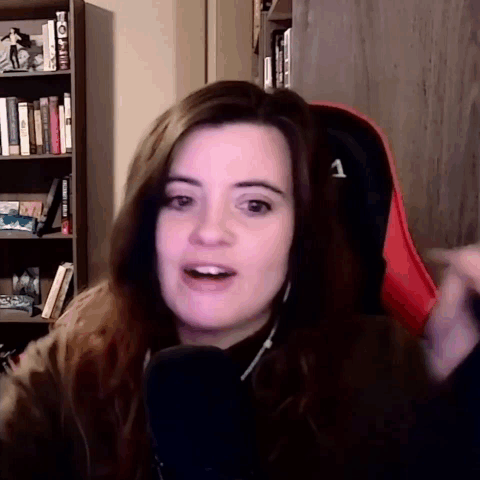 Woman Sitting In Chair Number 1 GIF