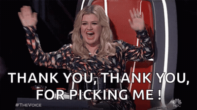 Woman Sitting In Chair Saying Thank You GIF