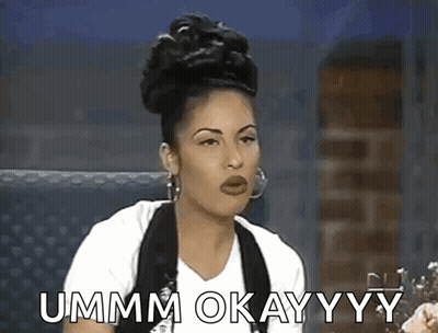 Woman Sitting In Chair Saying Ummm Okay Yy GIF