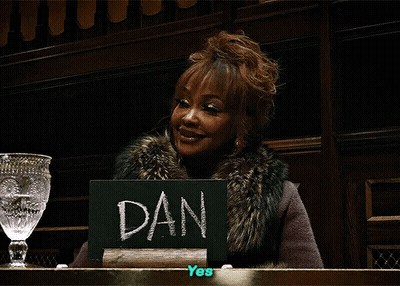 Woman Sitting In Chair Says I'm Not Succumbing To The Pressure Of The Awkward Silence GIF